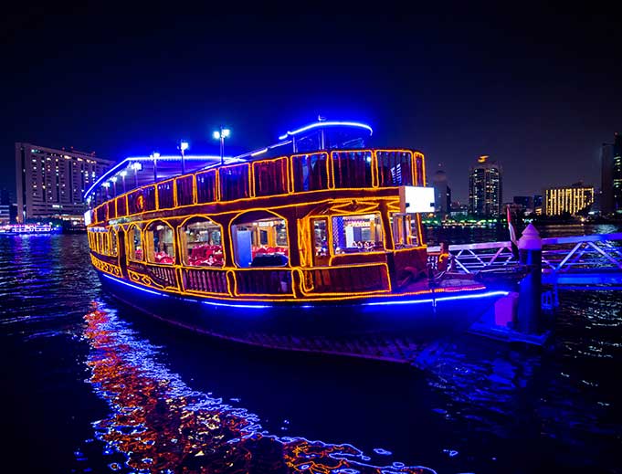 dubai marina cruise dinner